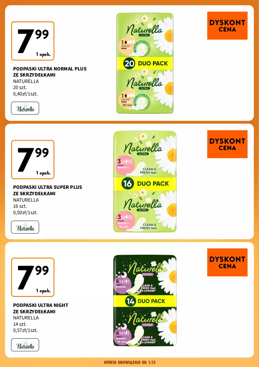 Gazetka promocyjna Intermarche - Gazetka Intermarche - ważna 01.12.2025 do 25.01.2026 - strona 3 - produkty: Naturell, Naturella, Podpaski