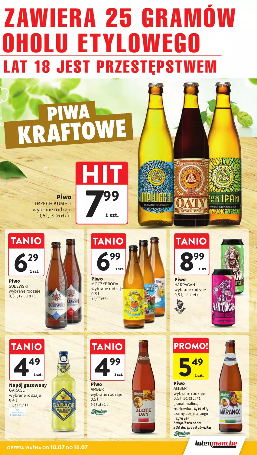 Gazetka promocyjna Intermarche - Gazetka Intermarche - ważna 10.07 do 16.07.2025 - strona 36 - produkty: Gra, Granat, Napój, Napój gazowany, Piwa, Piwo