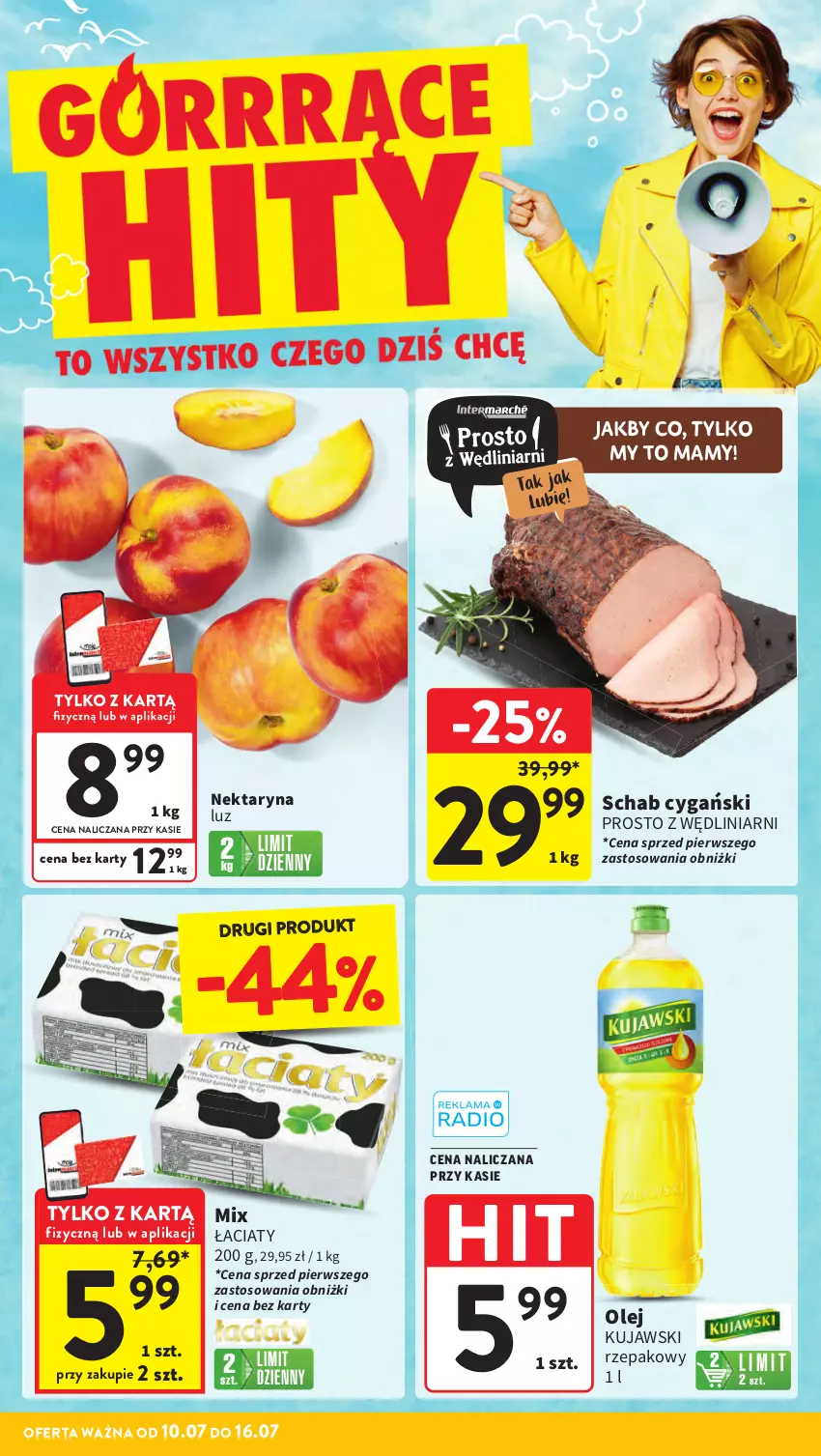 Gazetka promocyjna Intermarche - Gazetka Intermarche - ważna 10.07 do 16.07.2025 - strona 4 - produkty: Kujawski, Nektar, Olej