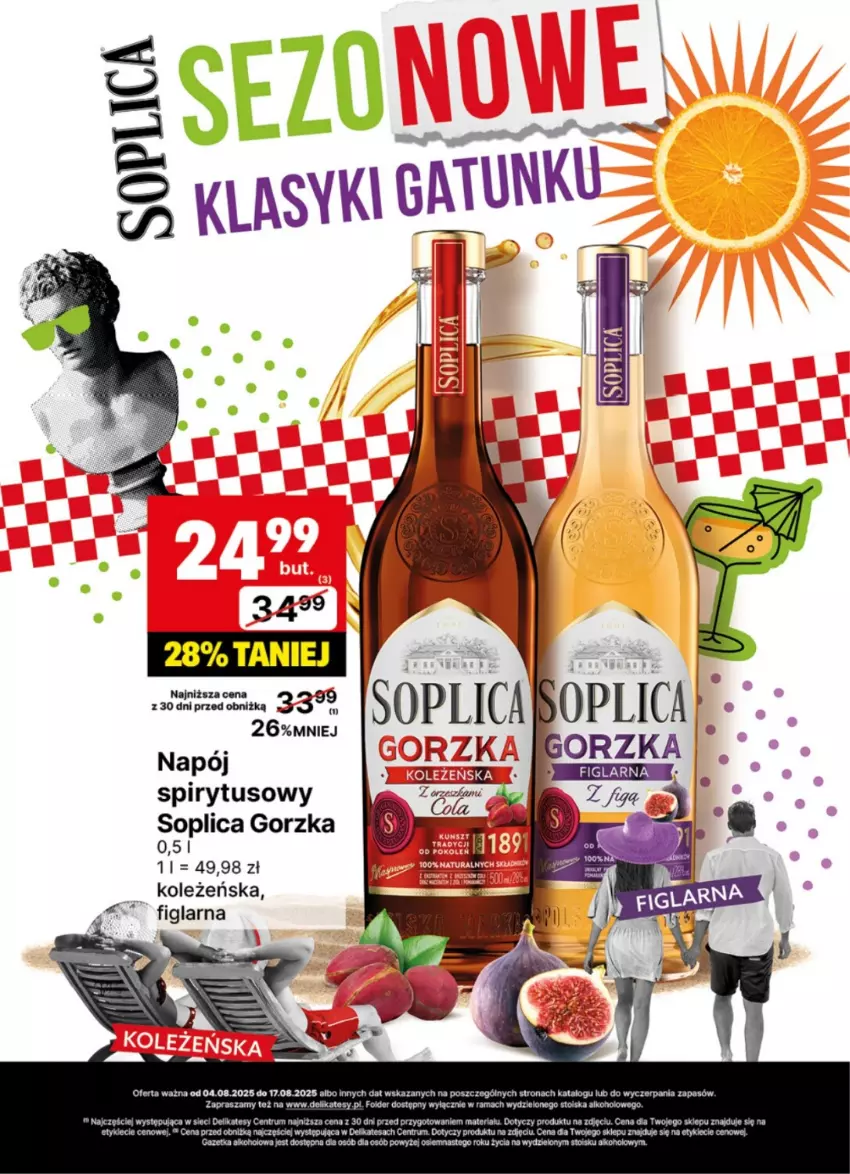 Gazetka promocyjna Delikatesy Centrum - Delibarek DC32-DC33 - ważna 04.08 do 17.08.2025 - strona 23 - produkty: Napój, Soplica