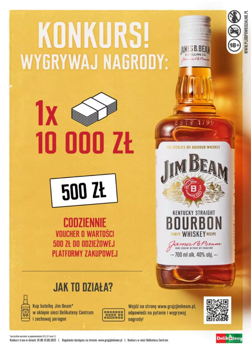 Gazetka promocyjna Delikatesy Centrum - Delibarek DC32-DC33 - ważna 04.08 do 17.08.2025 - strona 27 - produkty: Gra, Gry, Jim Beam, Rum, Sos, Whiskey