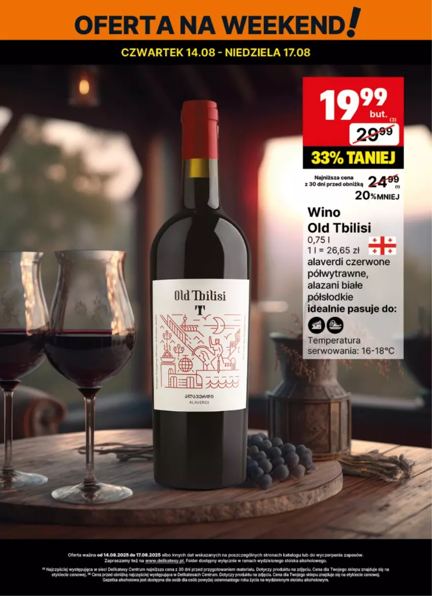 Gazetka promocyjna Delikatesy Centrum - Delibarek DC32-DC33 - ważna 04.08 do 17.08.2025 - strona 3 - produkty: Rama, Rum, Ser, Wino