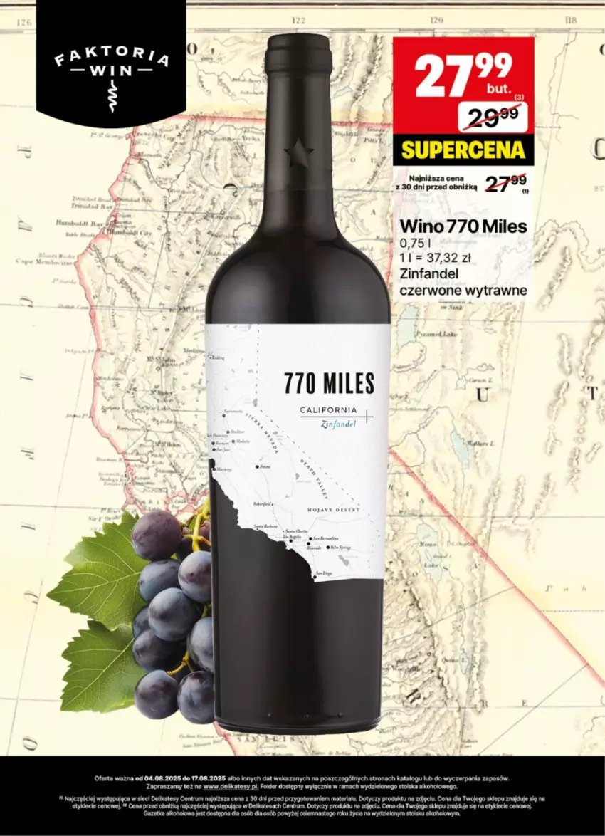 Gazetka promocyjna Delikatesy Centrum - Delibarek DC32-DC33 - ważna 04.08 do 17.08.2025 - strona 8 - produkty: Fa, Rama, Rum, Wino