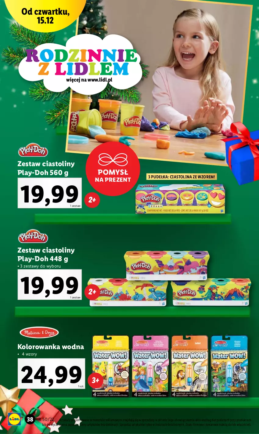 Gazetka promocyjna Lidl - GAZETKA - ważna 12.12 do 18.12.2022 - strona 38 - produkty: Kolorowanka, Play-Doh