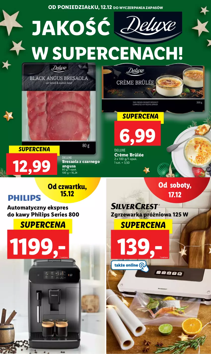 Gazetka promocyjna Lidl - GAZETKA - ważna 12.12 do 18.12.2022 - strona 56 - produkty: Bresaola, Crème brûlée, Philips, Ser, Warka