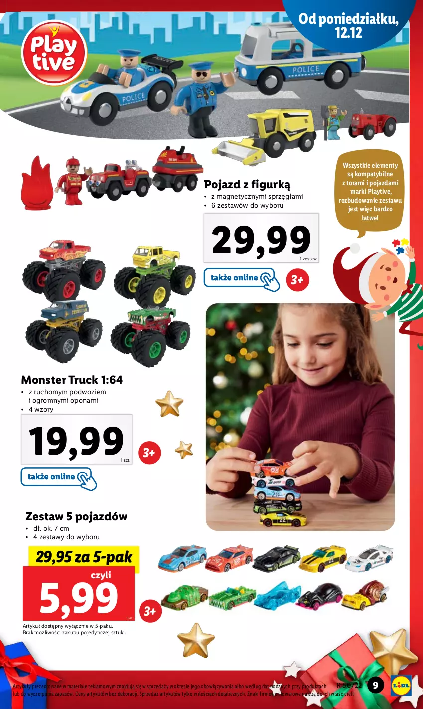 Gazetka promocyjna Lidl - GAZETKA - ważna 12.12 do 18.12.2022 - strona 9 - produkty: Monster truck, Pojazd