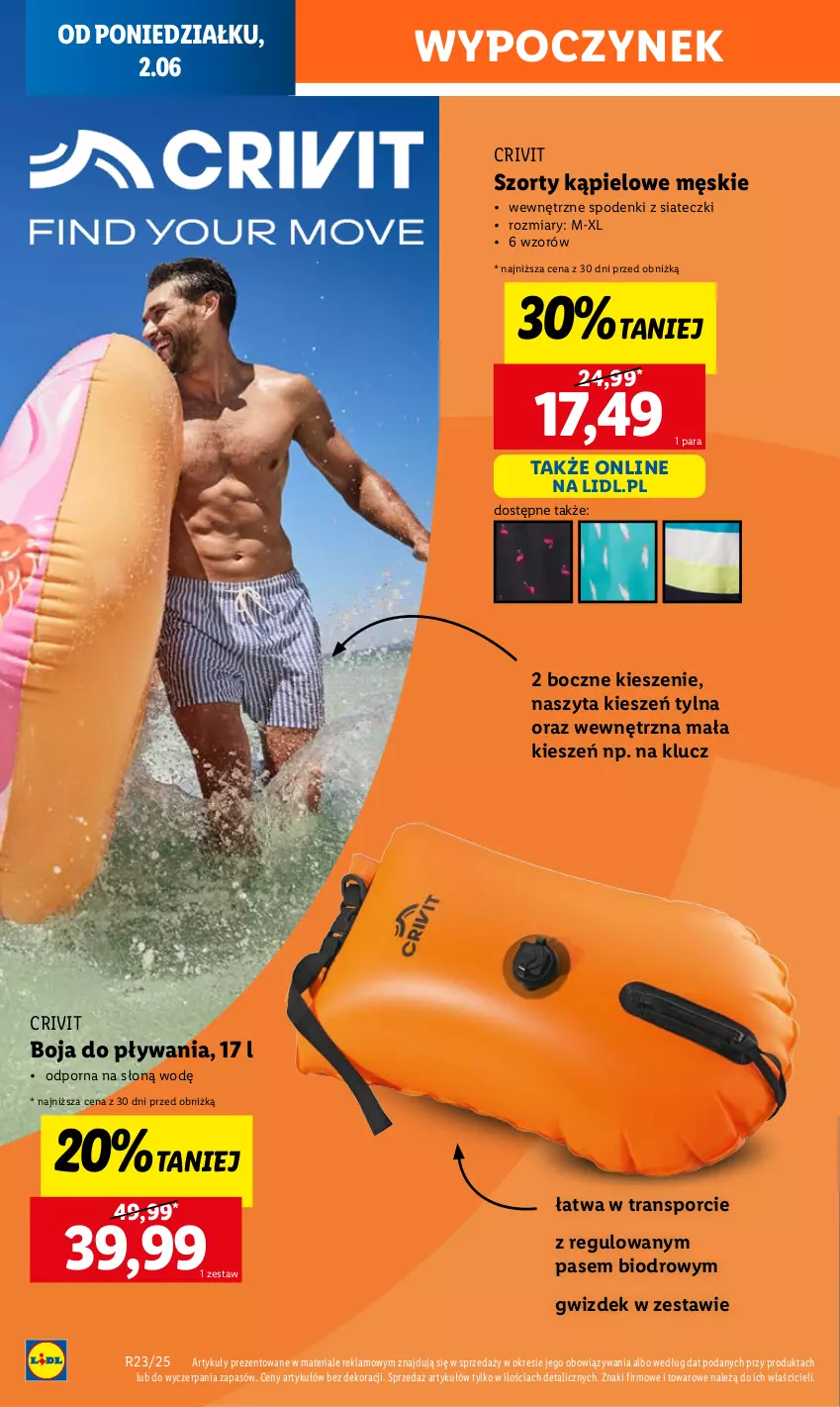 Gazetka promocyjna Lidl - GAZETKA - ważna 02.06 do 04.06.2025 - strona 12 - produkty: Por, Sypialnia, Szorty, Tran