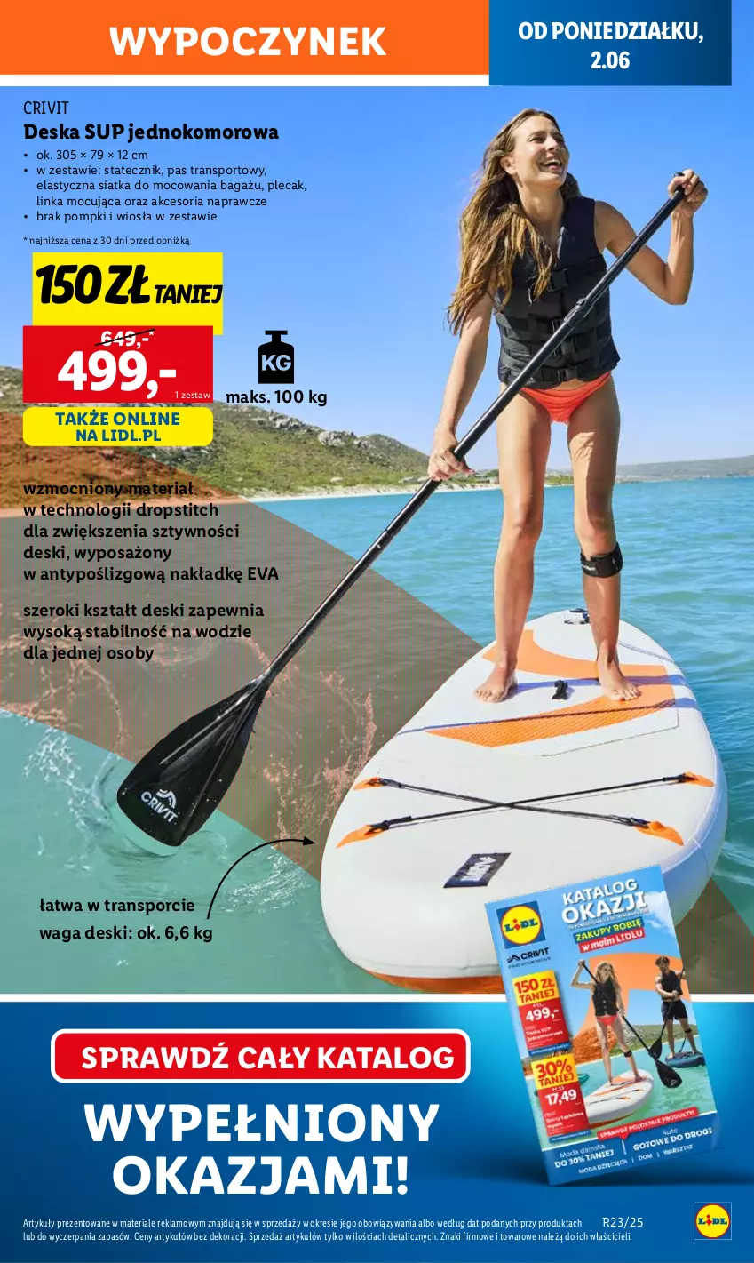 Gazetka promocyjna Lidl - GAZETKA - ważna 02.06 do 04.06.2025 - strona 13 - produkty: Inka, Pas transportowy, Plecak, Por, Siatka, Sok, Sport, Sypialnia, Tran, Waga