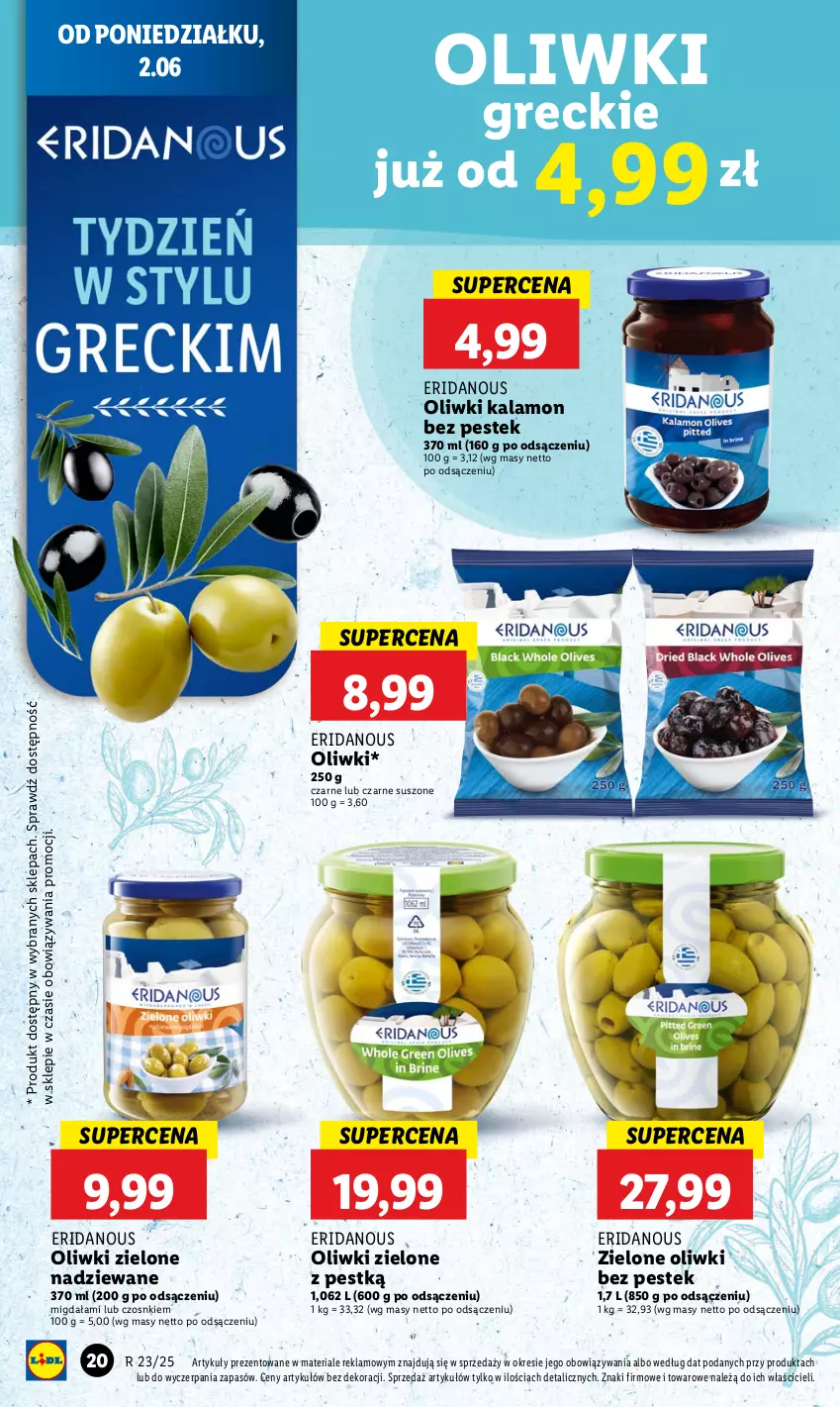 Gazetka promocyjna Lidl - GAZETKA - ważna 02.06 do 04.06.2025 - strona 22 - produkty: Oliwki, Oliwki zielone, Stek