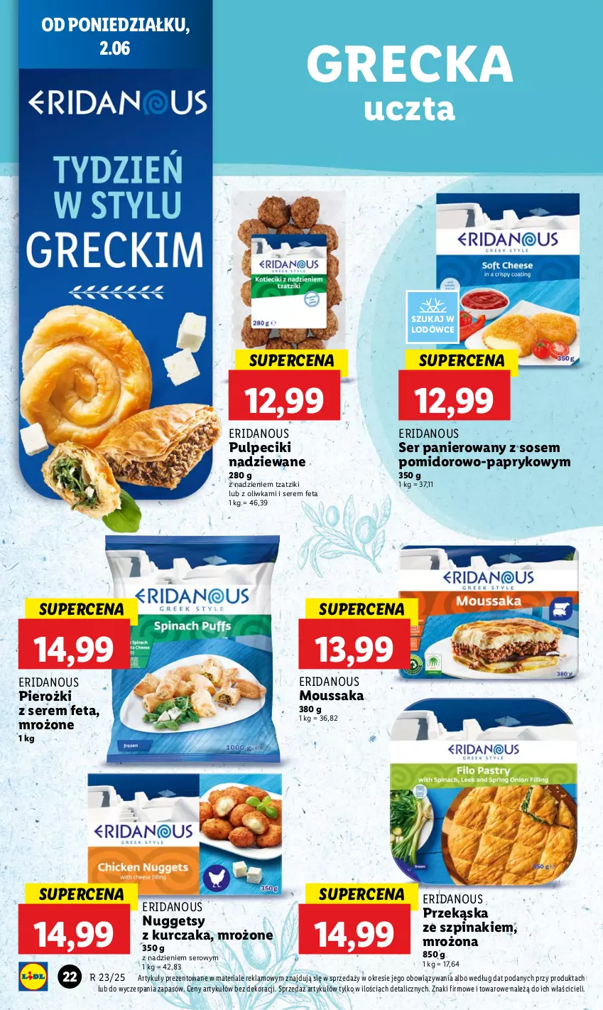 Gazetka promocyjna Lidl - GAZETKA - ważna 02.06 do 04.06.2025 - strona 24 - produkty: Feta, Kurczak, Ser, Sos, Szpinak