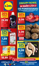 Gazetka promocyjna Lidl - GAZETKA - Gazetka - ważna od 04.06 do 04.06.2025 - strona 1 - produkty: Płyn do prania, Kurczak, Ser, Ziemniaki, Pilos, Perwoll, Gouda, Nektar, Mleko