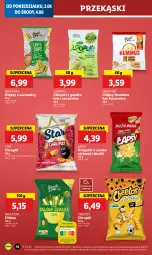 Gazetka promocyjna Lidl - GAZETKA - Gazetka - ważna od 04.06 do 04.06.2025 - strona 48 - produkty: Hummus, Cheetos, Ser, Mus, Chipsy, Chrupki, Pizza, Groch