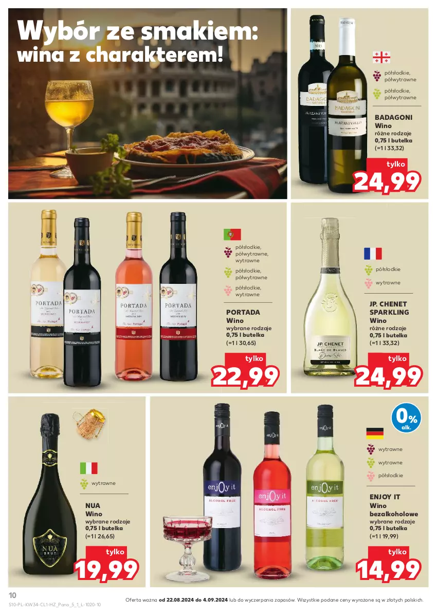 Gazetka promocyjna Kaufland - Barek Kauflandu - ważna 22.08 do 04.09.2024 - strona 10 - produkty: Por, Portada, Wino, Wino bezalkoholowe