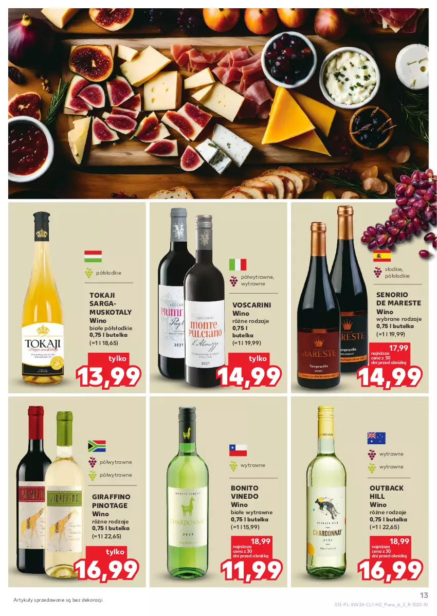 Gazetka promocyjna Kaufland - Barek Kauflandu - ważna 22.08 do 04.09.2024 - strona 13 - produkty: Mus, Tokaji, Wino, Wino białe