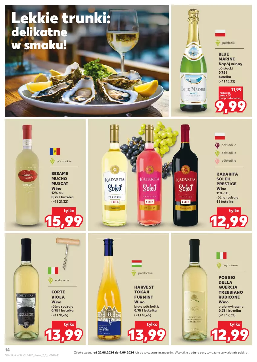 Gazetka promocyjna Kaufland - Barek Kauflandu - ważna 22.08 do 04.09.2024 - strona 14 - produkty: BIC, Dell, Mus, Napój, Tokaji, Wino, Wino białe