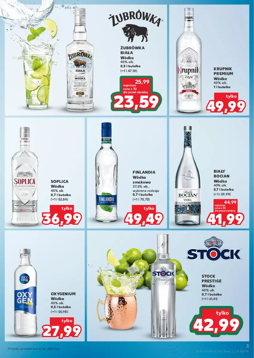 Gazetka promocyjna Kaufland - Barek Kauflandu - ważna 22.08 do 04.09.2024 - strona 3 - produkty: Biały Bocian, Finlandia, Krupnik, Soplica, Stock, Wódka