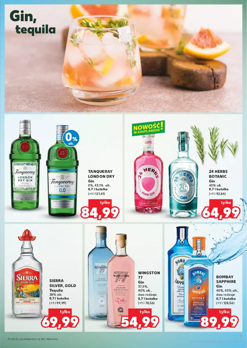 Gazetka promocyjna Kaufland - Barek Kauflandu - ważna 22.08 do 04.09.2024 - strona 7 - produkty: Gin, Tequila, Wingston 77