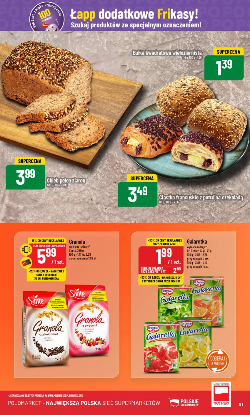 Gazetka promocyjna PoloMarket - Gazetka pomocyjna - ważna 17.07 do 23.07.2024 - strona 51 - produkty: Dr. Oetker, Gala, Galaretka, Gra, Granat, Granola, Laur, Sante