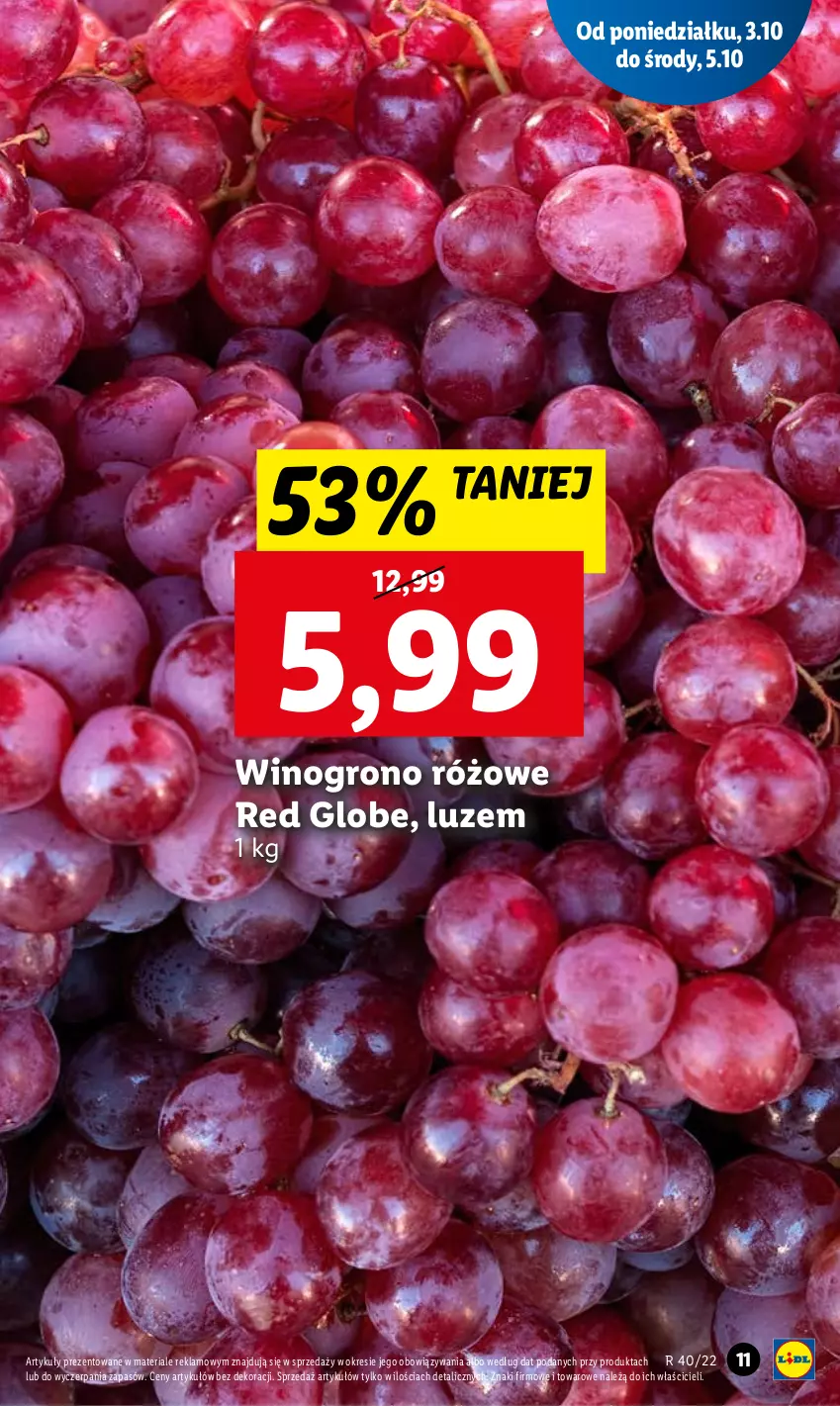 Gazetka promocyjna Lidl - GAZETKA - ważna 03.10 do 05.10.2022 - strona 11 - produkty: Wino