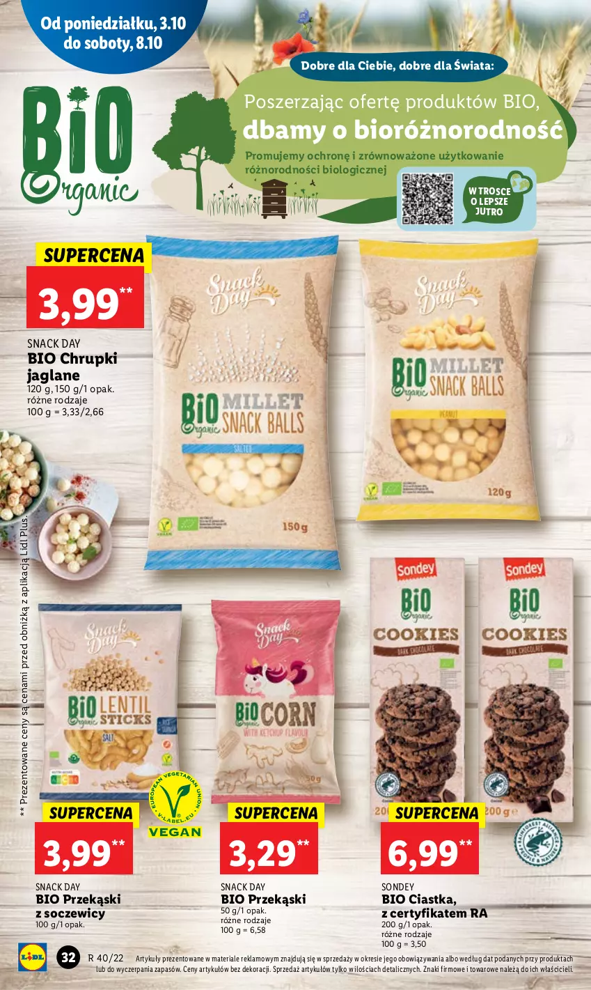 Gazetka promocyjna Lidl - GAZETKA - ważna 03.10 do 05.10.2022 - strona 36 - produkty: Chrupki, Ciastka