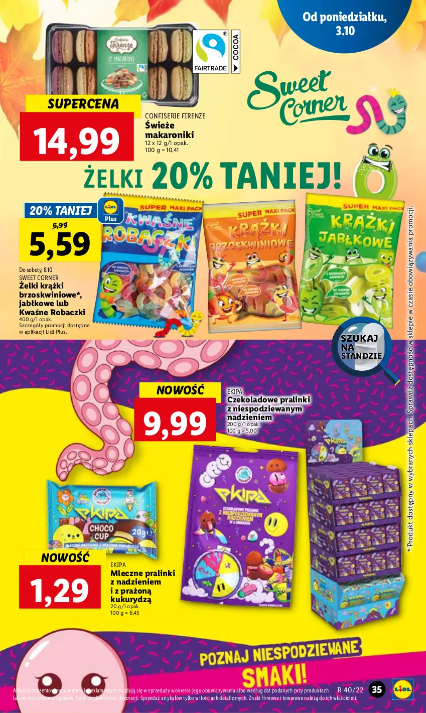 Gazetka promocyjna Lidl - GAZETKA - ważna 03.10 do 05.10.2022 - strona 39 - produkty: Makaron, Ser