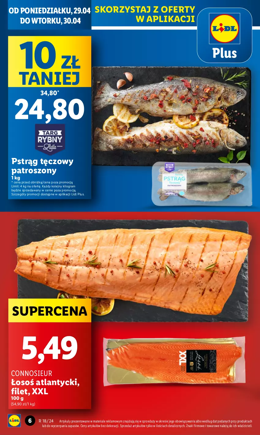 Gazetka promocyjna Lidl - GAZETKA - ważna 29.04 do 30.04.2024 - strona 8 - produkty: Gra, Olej, Pstrąg, Pstrąg tęczowy