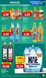 Gazetka promocyjna Lidl - GAZETKA - Gazetka - ważna od 30.04 do 30.04.2024 - strona 41 - produkty: Nałęczowianka, Sok, Mus, Acer, Oleofarm, Róża, Napoje, Dzika róża, Aronia, Woda mineralna, Kubuś, Arbuz, Woda, Mango, Napój, Oleo, Fa