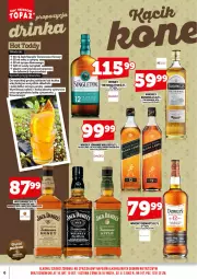 Gazetka promocyjna Topaz - Gazetka - Gazetka - ważna od 30.06 do 30.06.2025 - strona 8 - produkty: Sok, Gin, Finish, Whiskey, Cytryny, Johnnie Walker, Lack, Syrop, Whisky, Bushmills, Jack Daniel's, Lanki, Olej