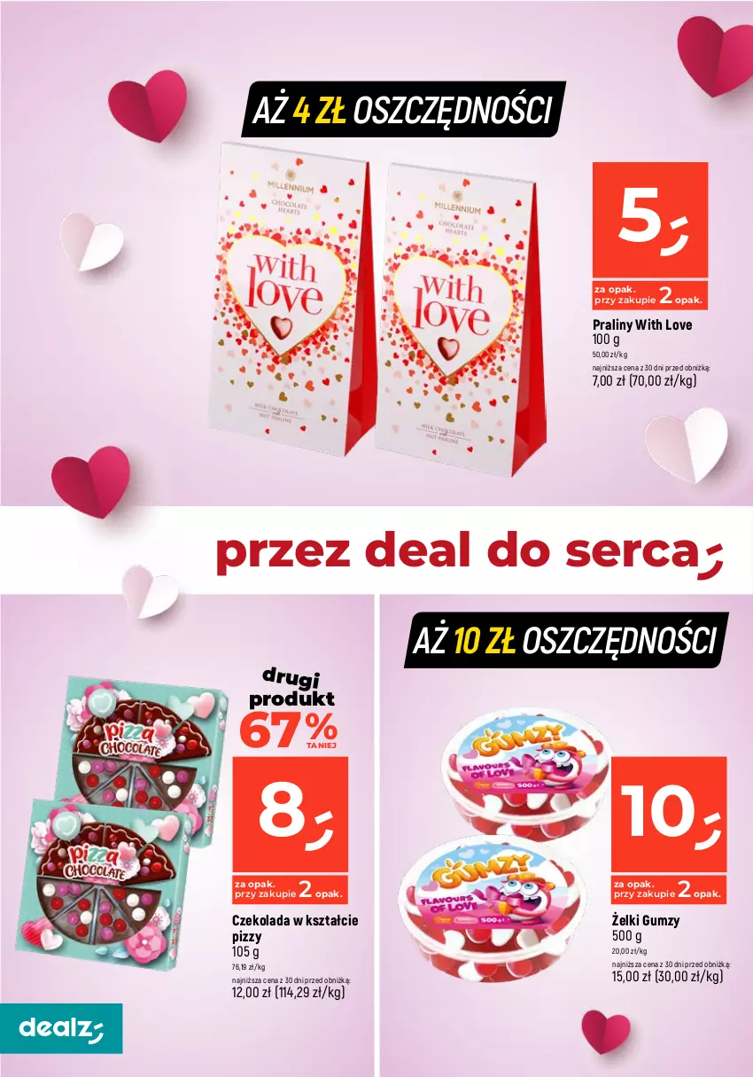 Gazetka promocyjna Dealz - MAKE A DEALZ - ważna 08.02 do 14.02.2024 - strona 22 - produkty: Czekolada, Praliny, Ser, Torebka