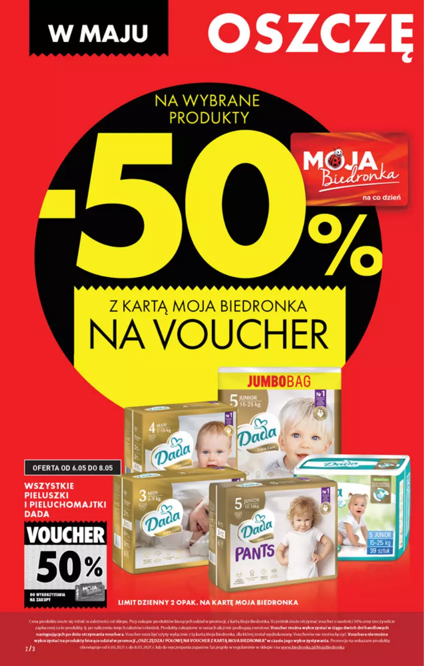 Gazetka promocyjna Biedronka - W tym tygodniu PN - ważna 06.05 do 12.05.2021 - strona 2 - produkty: Dada, Dron, Fa, Majtki, Pieluchomajtki