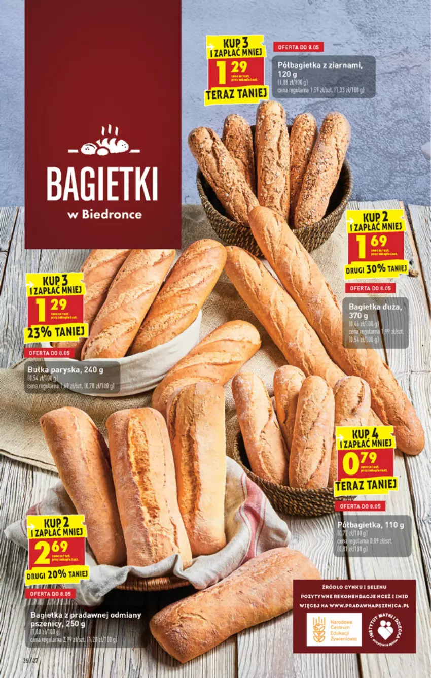 Gazetka promocyjna Biedronka - W tym tygodniu PN - ważna 06.05 do 12.05.2021 - strona 26 - produkty: Bagietka, Dron, Tera