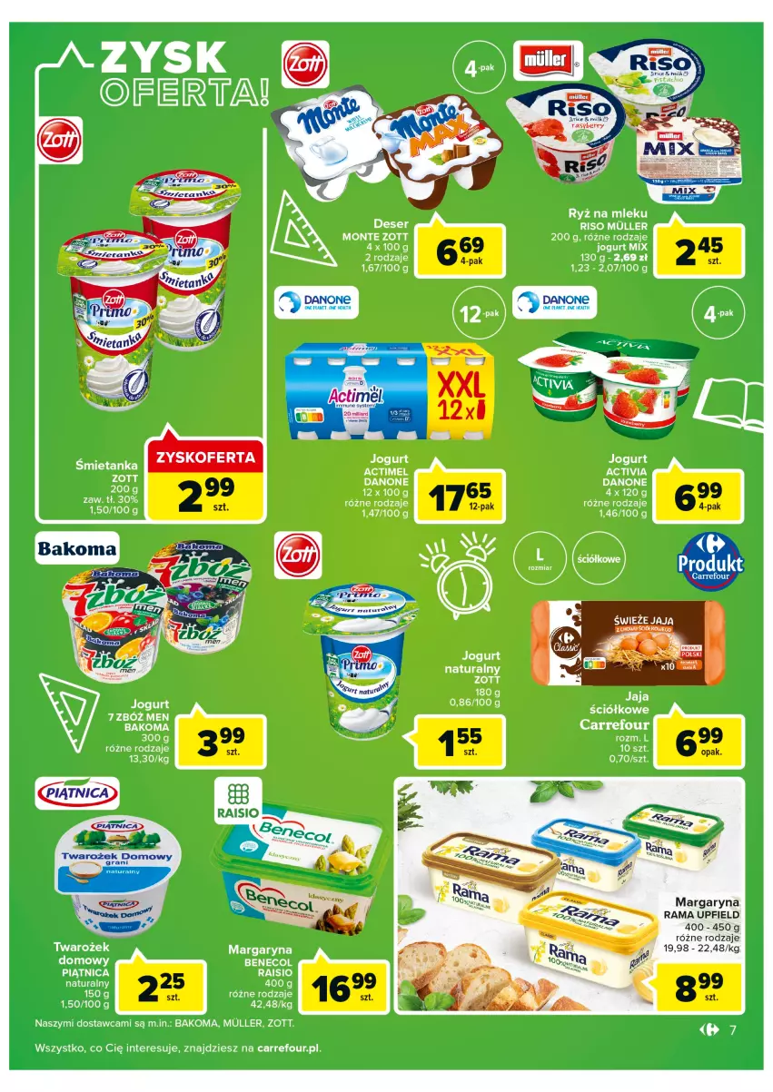 Gazetka promocyjna Carrefour - Gazetka Szalona 5 Carrefour Tarnów - ważna 16.08 do 28.08.2022 - strona 7 - produkty: Fa, Gra, Margaryna, Piątnica, Rama