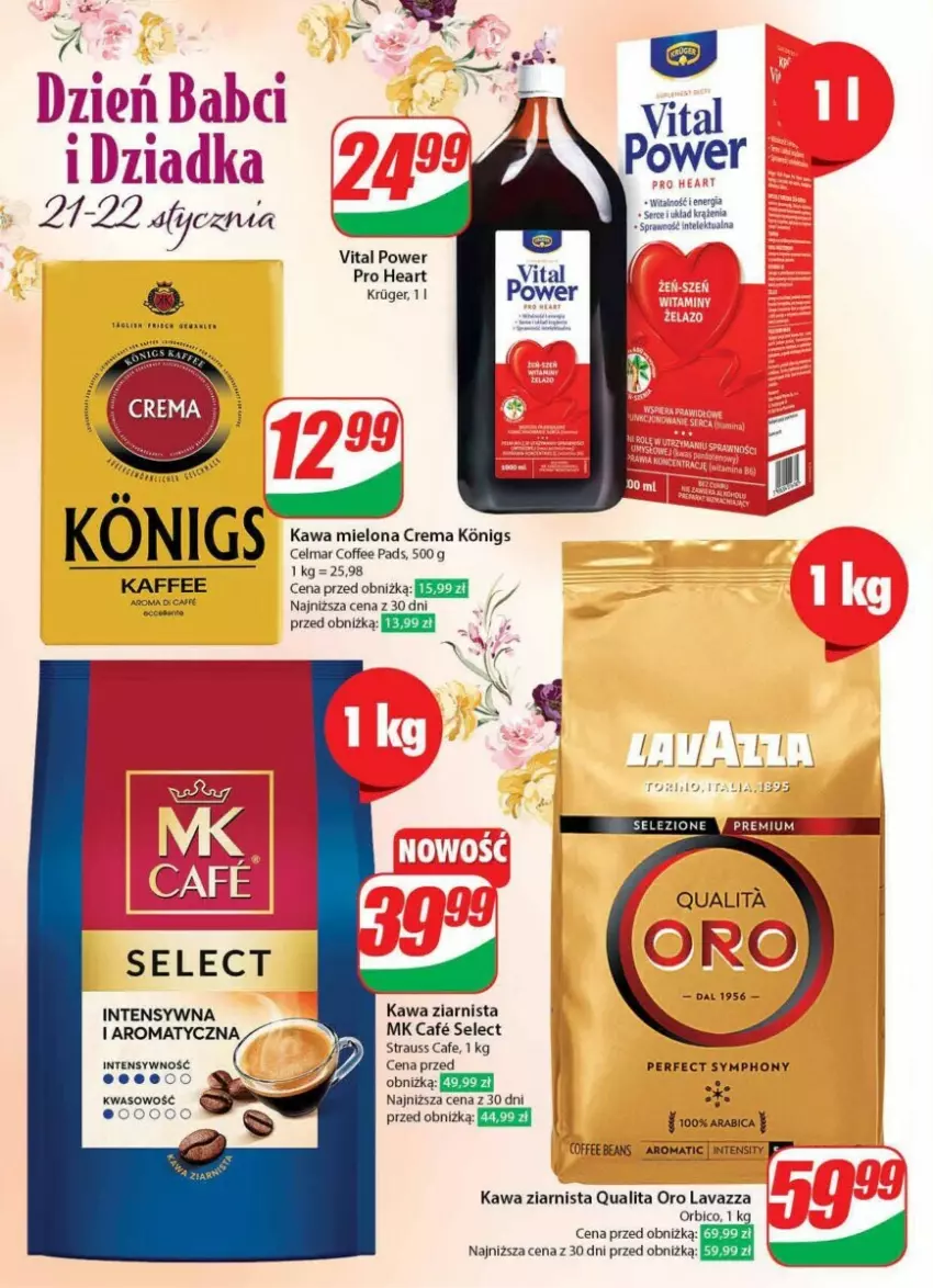 Gazetka promocyjna Dino - ważna 17.01 do 23.01.2024 - strona 4 - produkty: BIC, Celma, Intel, Kawa, Kawa mielona, Kawa ziarnista, Lavazza, Ser