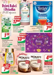 Gazetka promocyjna Dino - Gazetka - ważna od 23.01 do 23.01.2024 - strona 54 - produkty: Kawa, Herbata czarna, Tetley, Rolnik, Syrop, Cappuccino, Irving, Herbata, Mięta