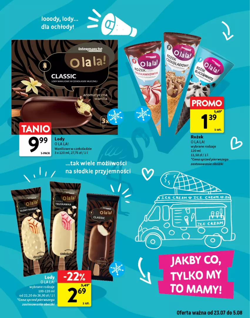 Gazetka promocyjna Intermarche - Gazetka Intermarche - ważna 23.07 do 05.08.2026 - strona 3 - produkty: Lody