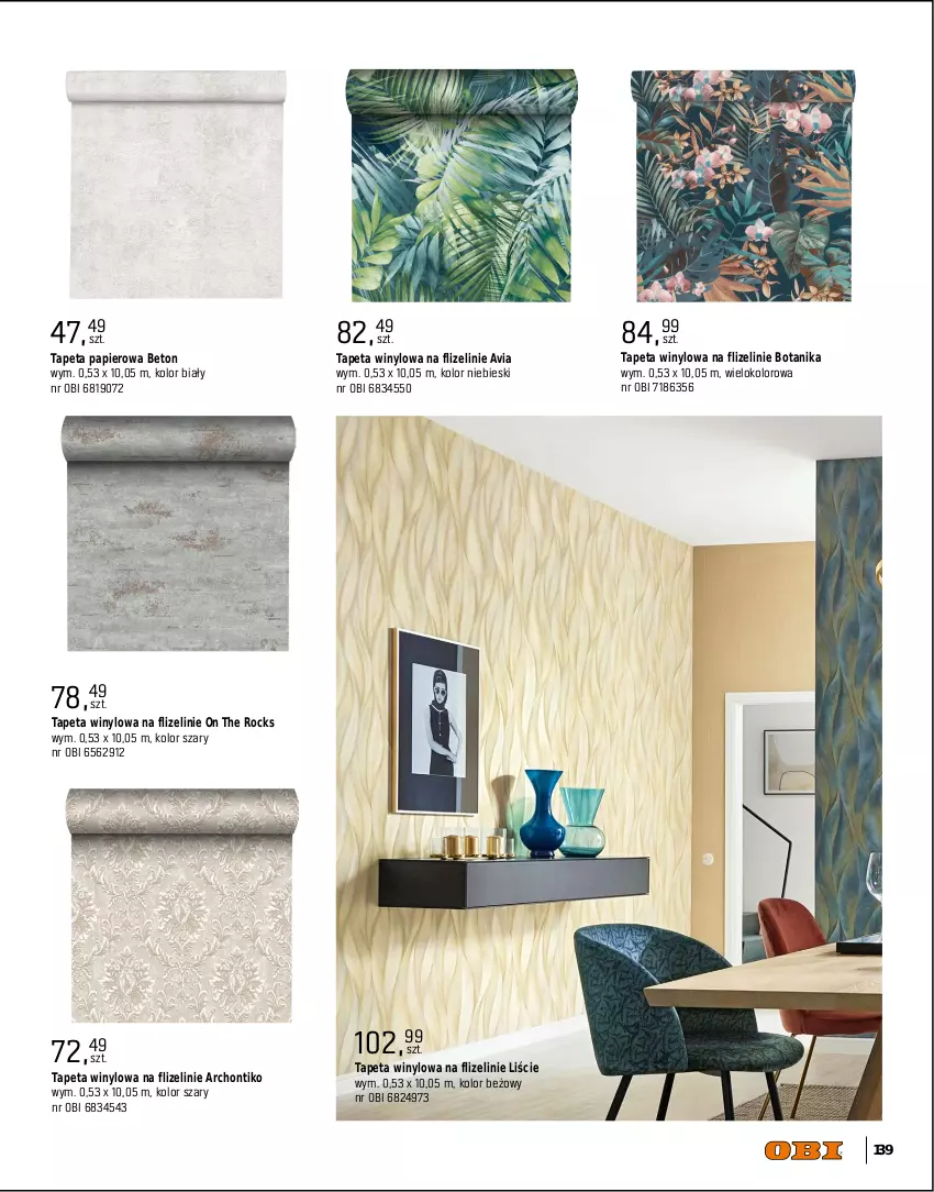 Gazetka promocyjna Obi - Gazetka OBI - ważna 01.09 do 31.12.2025 - strona 139 - produkty: Papier, Rust, Tapeta, Tapety