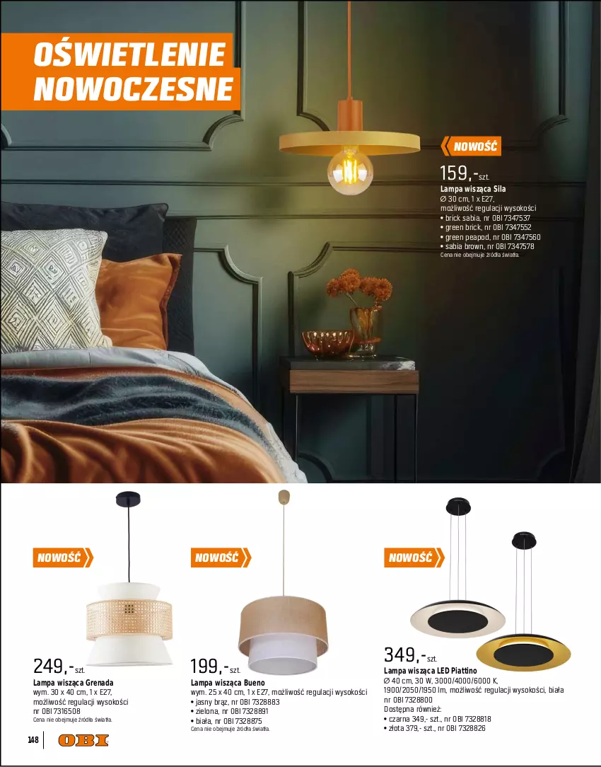 Gazetka promocyjna Obi - Gazetka OBI - ważna 01.09 do 31.12.2025 - strona 148 - produkty: Lack, Lampa, Lampa wisząca, Sok