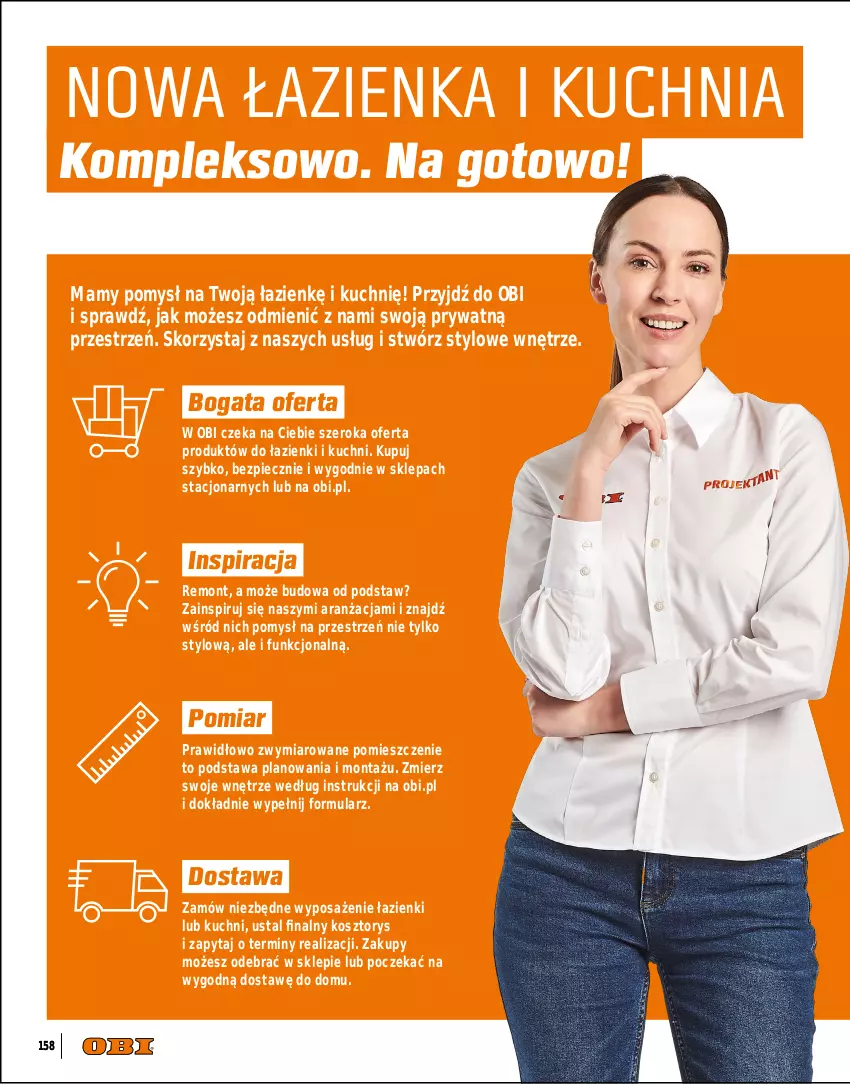 Gazetka promocyjna Obi - Gazetka OBI - ważna 01.09 do 31.12.2025 - strona 158 - produkty: Kosz, Kuchnia, Piec