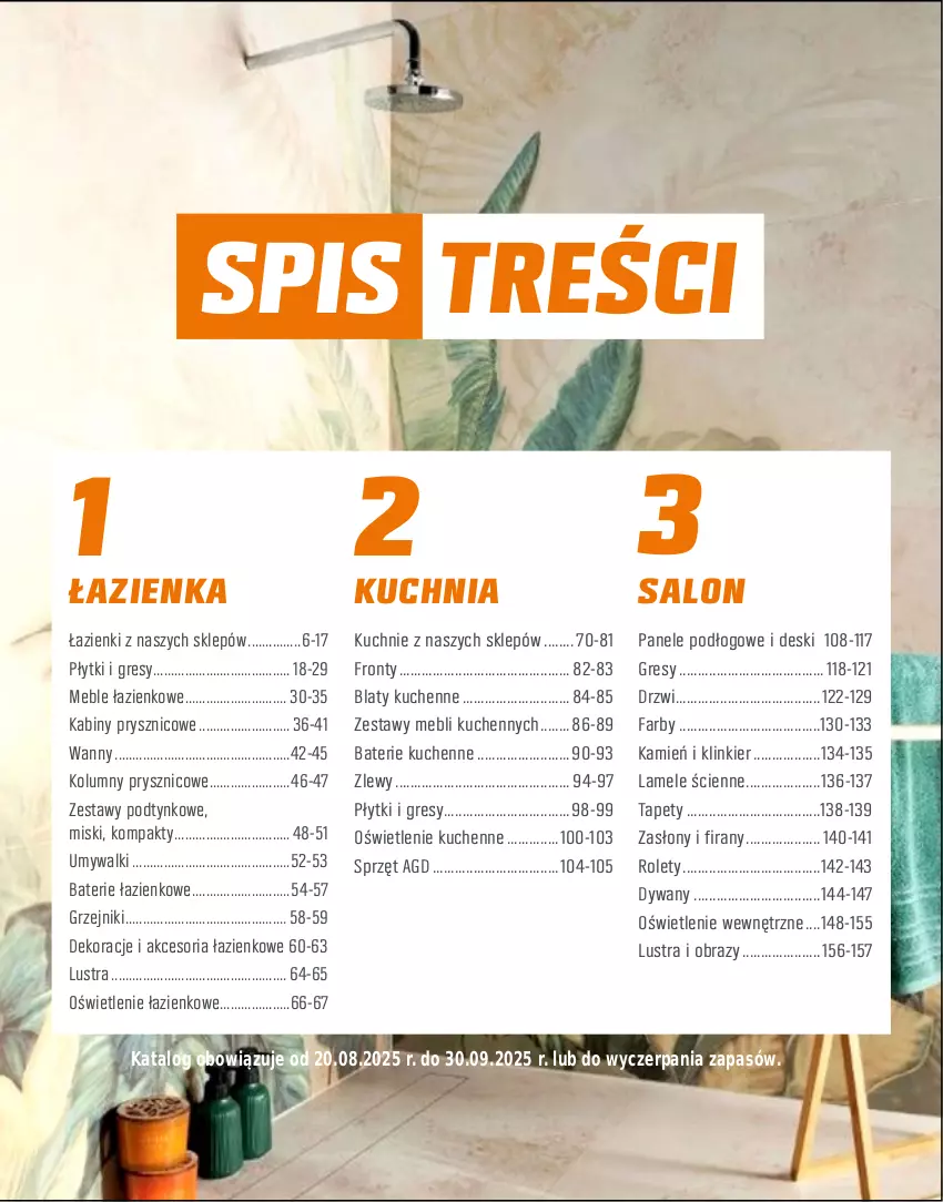 Gazetka promocyjna Obi - Gazetka OBI - ważna 01.09 do 31.12.2025 - strona 3 - produkty: Drzwi, Dywan, Fa, Gres, Grzejnik, Kuchnia, Meble, Meble łazienkowe, Obraz, Oświetlenie łazienkowe, Tapety, Zlew