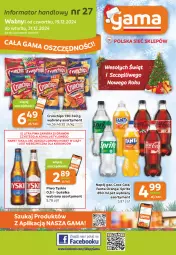 Gazetka promocyjna Gama - Gazetka Gama - Gazetka - ważna od 31.12 do 31.12.2024 - strona 1 - produkty: Piwa, Piwo, Piec, Gra, Tyskie, Crunchips, Fanta, Sprite, Napój, Fa