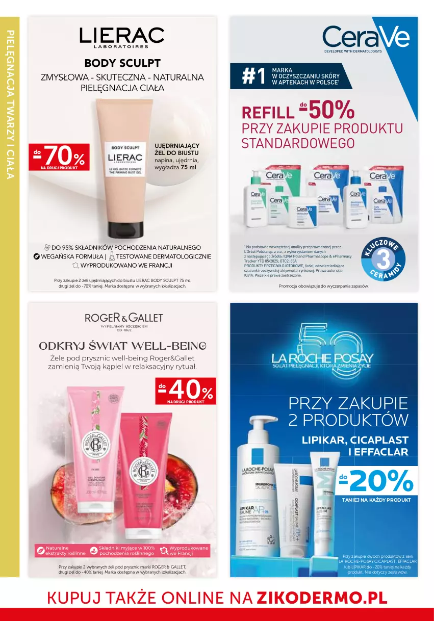 Gazetka promocyjna Ziko - Gazetka Ziko Dermo - ważna 16.10 do 29.10.2025 - strona 16 - produkty: Body, Fa, La Roche-Posay, Lierac, Lipikar, Ser