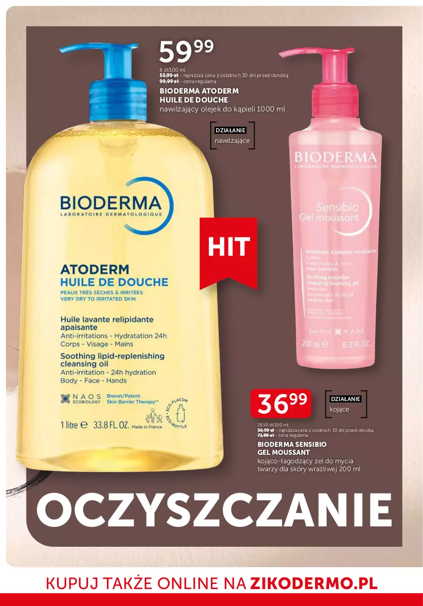 Gazetka promocyjna Ziko - Gazetka Ziko Dermo - ważna 16.10 do 29.10.2025 - strona 6 - produkty: Atoderm, Bioderma, Olej