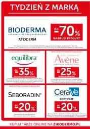 Gazetka promocyjna Ziko - Gazetka Ziko Dermo - Gazetka - ważna od 29.10 do 29.10.2025 - strona 22 - produkty: CeraVe, Ser, Bioderma, Body, Seboradin, Atoderm, Avène