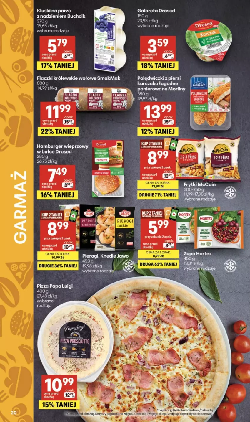 Gazetka promocyjna Delikatesy Centrum - Franczyza DC37 Czwartek - ważna 10.09 do 16.09.2026 - strona 20 - produkty: Gala, Kluski na parze, Królewski, Pierogi, Rum
