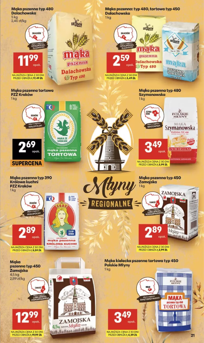 Gazetka promocyjna Delikatesy Centrum - Franczyza DC37 Czwartek - ważna 10.09 do 16.09.2026 - strona 21 - produkty: Mąka, Mąka pszenna, Polskie Młyny
