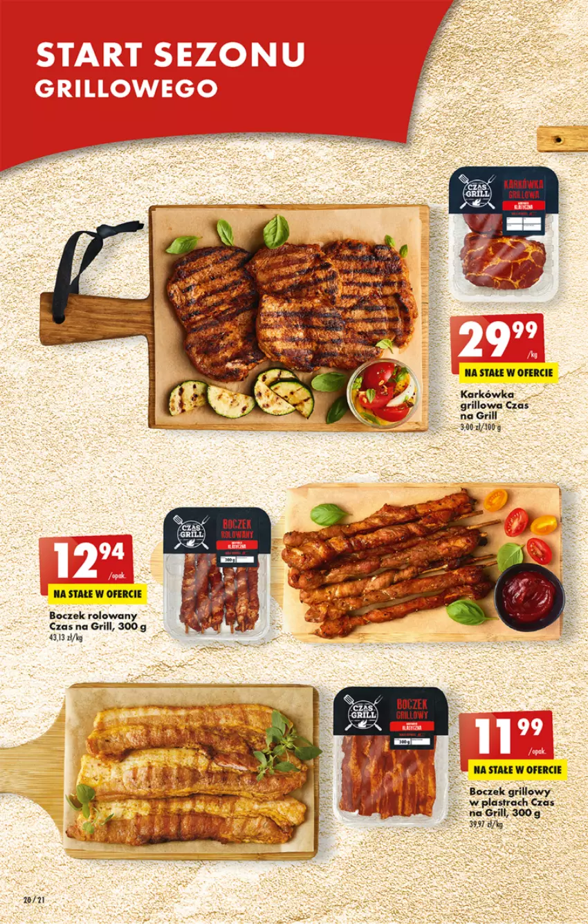 Gazetka promocyjna Biedronka - ważna 20.04 do 26.04.2023 - strona 20 - produkty: Boczek, Grill