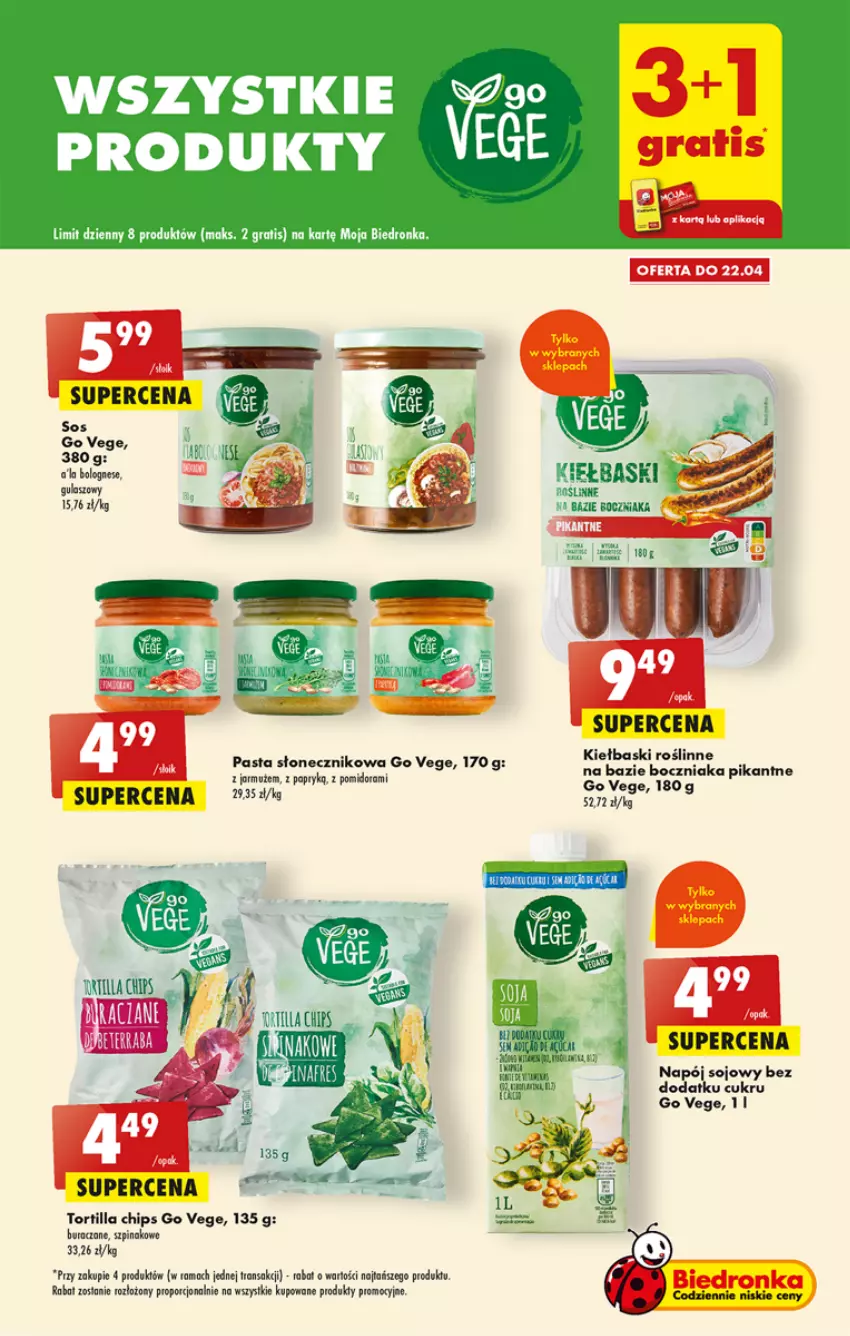 Gazetka promocyjna Biedronka - ważna 20.04 do 26.04.2023 - strona 29 - produkty: Boczniak, Dron, Gra, Napój, Piec, Por, Rama, Sos, Szpinak, Tortilla, Tortilla Chips, Tran