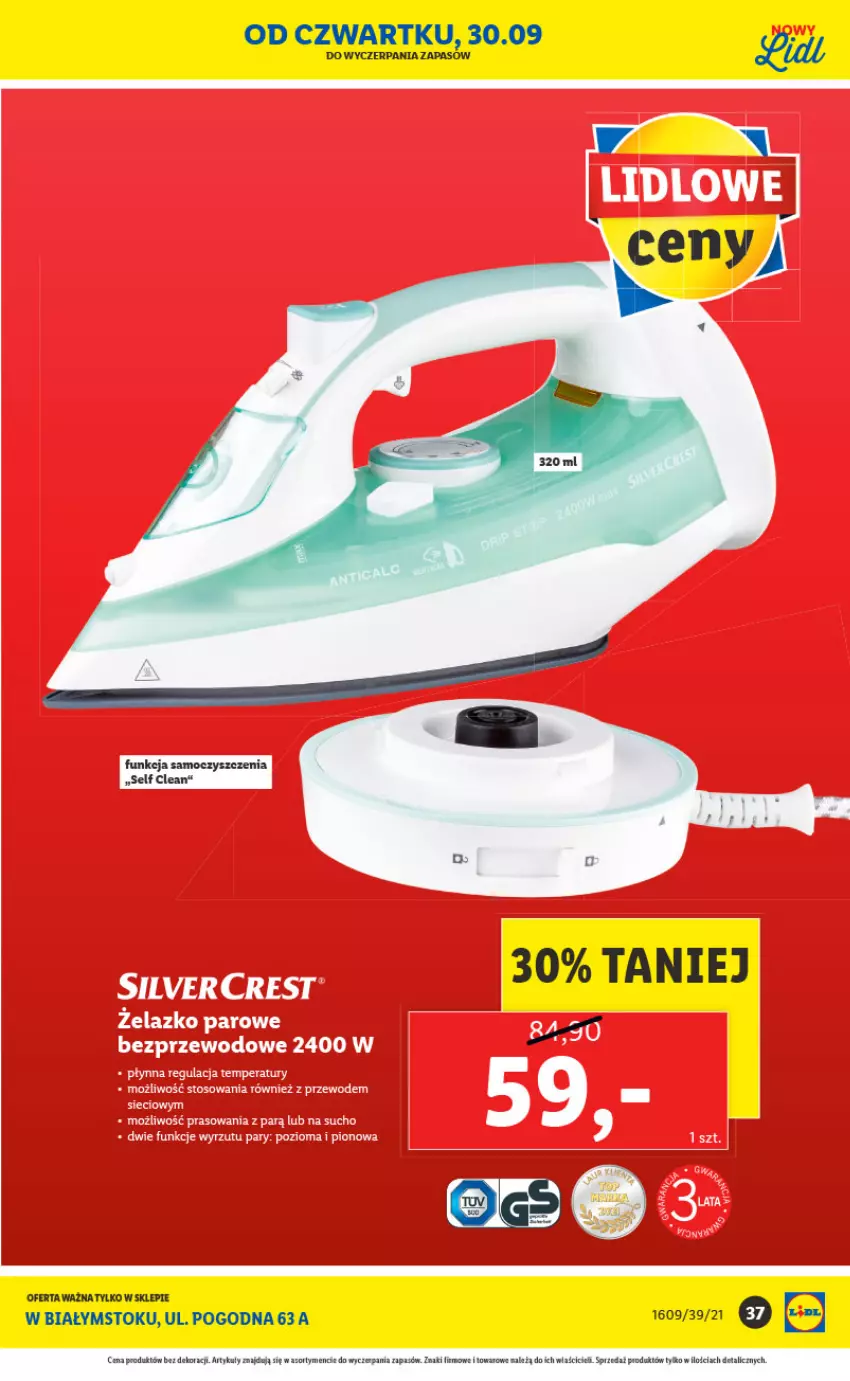 Gazetka promocyjna Lidl - Ponowne otwarcie Lidla - ważna 04.10 do 09.10.2021 - strona 37