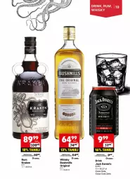Gazetka promocyjna Delikatesy Centrum - Delibarek DC24-DC25 - Gazetka - ważna od 22.06 do 22.06.2025 - strona 19 - produkty: Rum, Gin, Whiskey, Whisky, Bushmills, Jack Daniel's