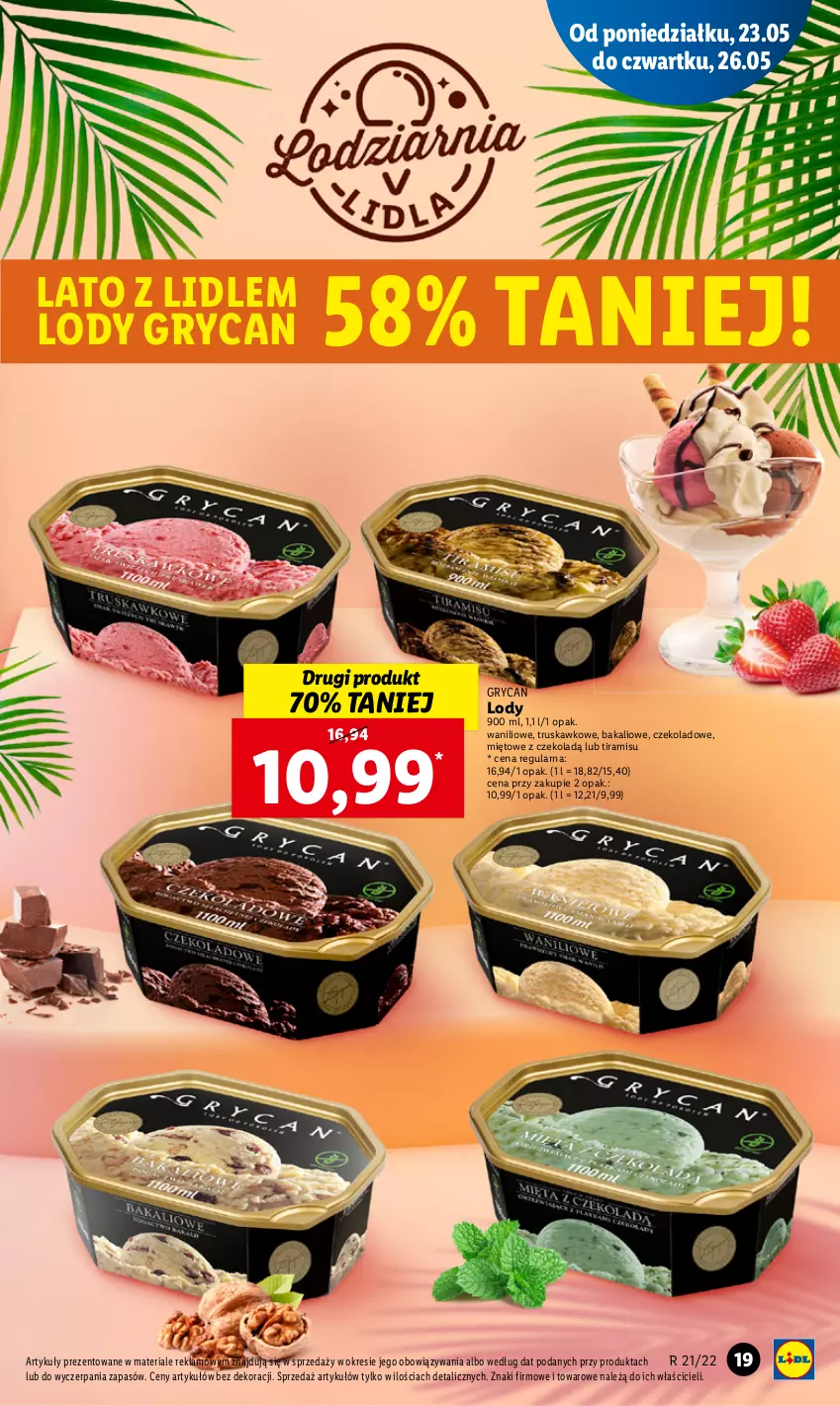 Gazetka promocyjna Lidl - GAZETKA - ważna 23.05 do 25.05.2022 - strona 19 - produkty: Gry, Lody